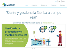 Tablet Screenshot of maccion.com